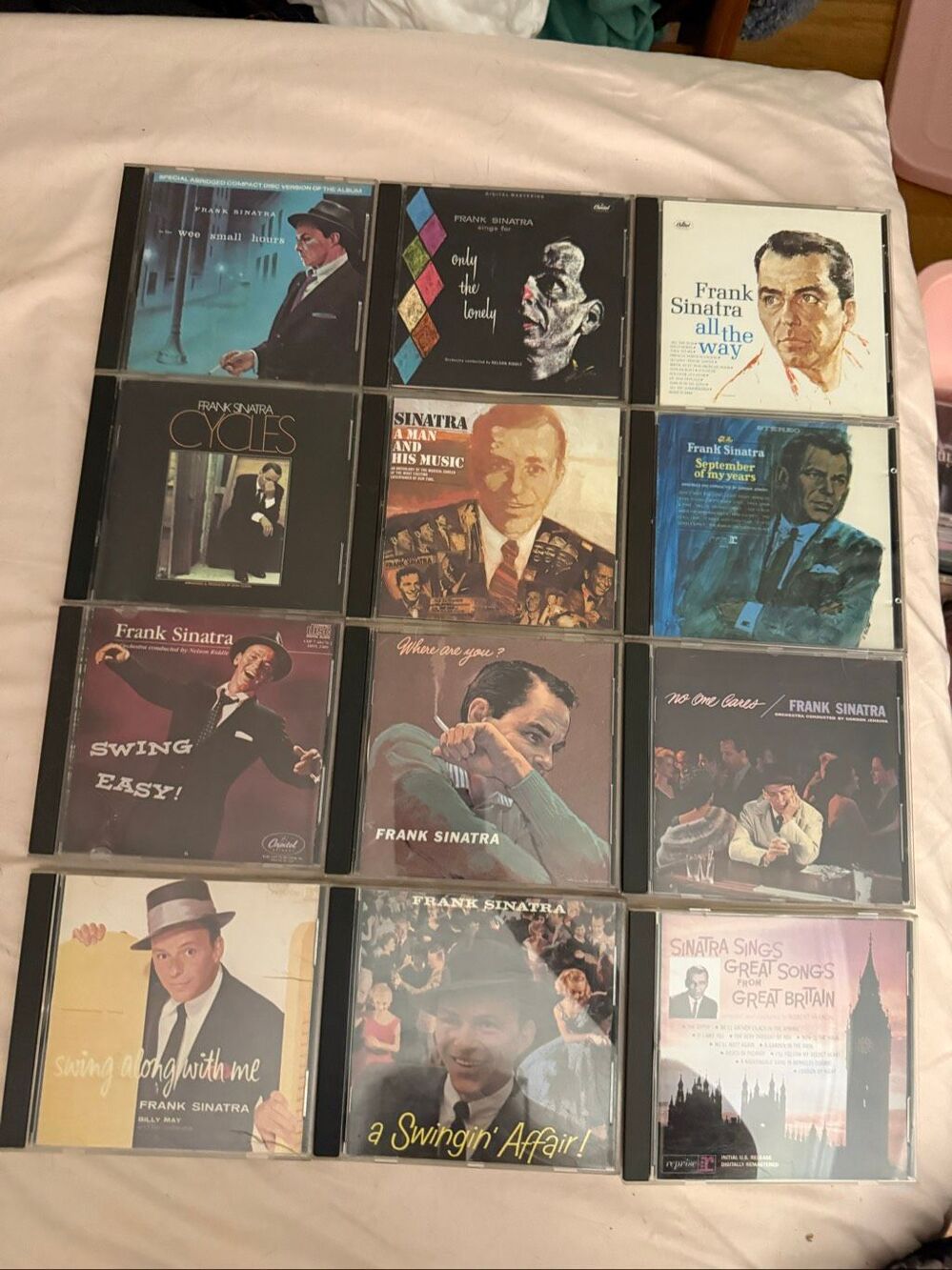 Frank Sinatra HUGE Lot of 12 Music CDs,